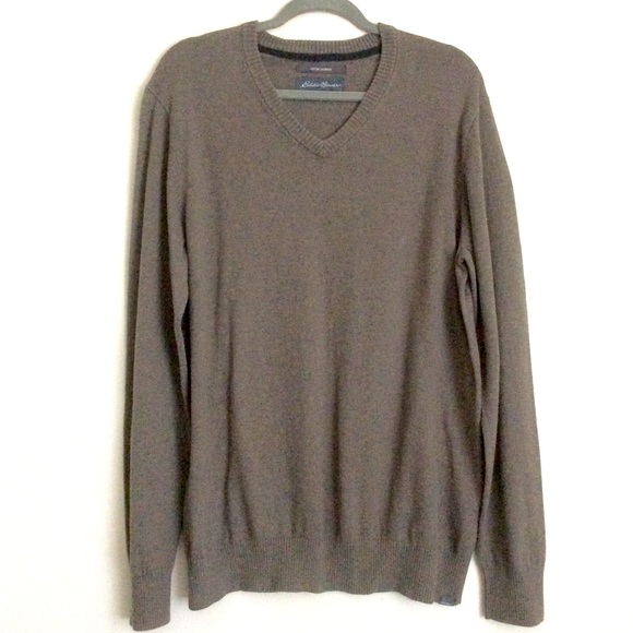 Eddie Bauer Cotton Cashmere Sweater L - Picture 1 of 8